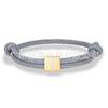Classic Cross Milan Rope Hand Rope Stainless Steel Gold Square Buckle Cross Adjustable Easter Bracelet