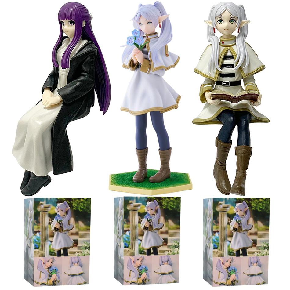 Noodle Sousou Frieren Fern q-version Anime Girl Figure Beyond Journey End Action Model Toy Gift PVC pressure no s Poseable Articulated Scale Detailed