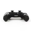 RALAN PS5 Controller DualSense Compatible with Silicone Joystick Perfect Ergonomic Design and White Caps, Anti-Slip, Black, Fit, (Black Tiger)