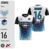 Wholesale Football Jersey Custom Shirt Sublimation Embroidery Logo Team