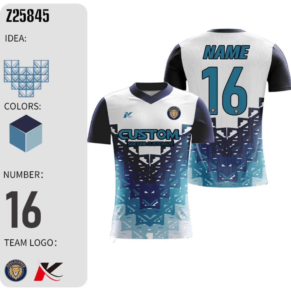 Wholesale Football Jersey Custom Shirt Sublimation Embroidery Logo Team