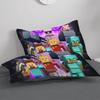 Minecraft Cotton Boys' Duvet & Bedding Set – 3 Pieces for Student Dorms