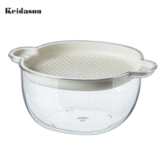 Useful Food Grade PET Vegetable Washing Basket Colander Fruit Kitchen Accessories