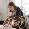 seth cohen the oc Throw Blanket Comforter For Decorative Sofa Plaid on the sofa For Baby Blankets
