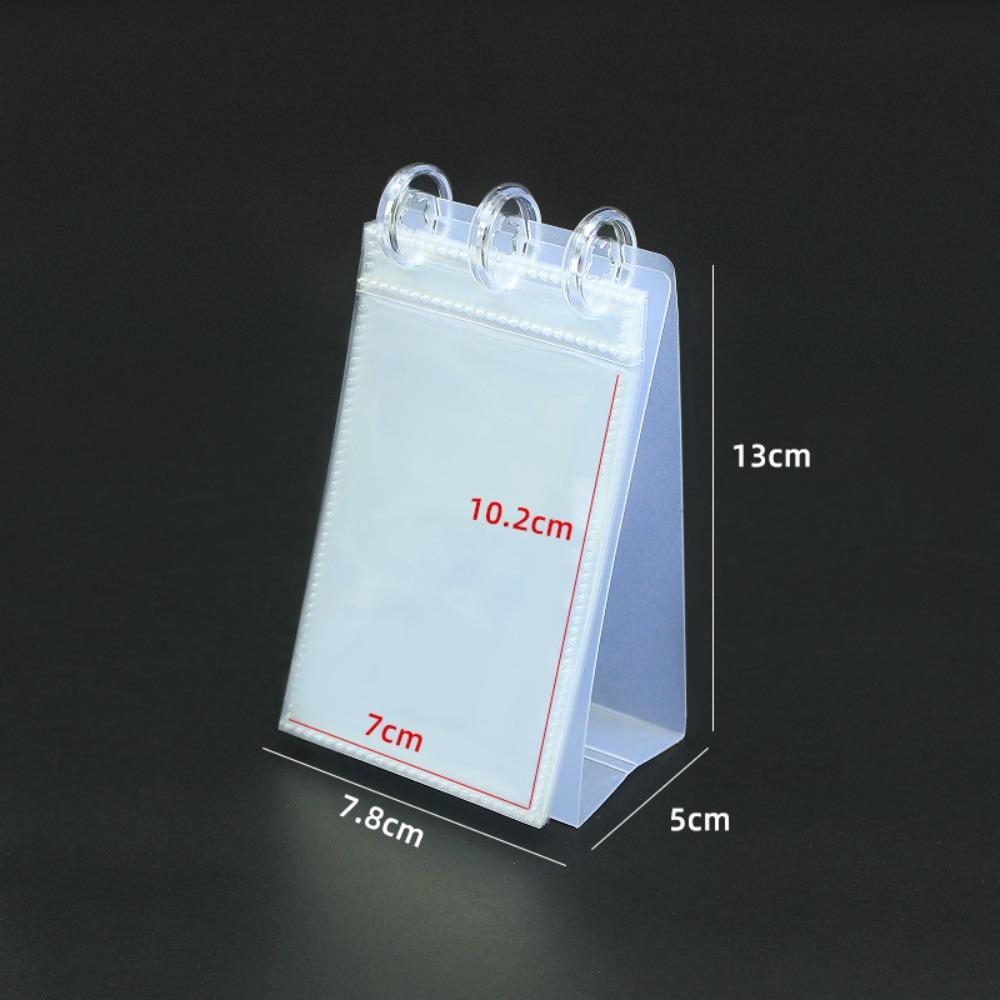 Simple PP Photo Album Clear 3/4/5/6 Inch Photo Card Binder Loose Leaf Design Mushroom Hole Photocard Holder DIY Photo Album