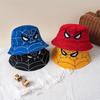 Spider Man Children's Fisherman Hat Boy Girl Outdoor Sun Hat Sunscreen Sunshade Cosplay Multicolored Cap Festival Gift