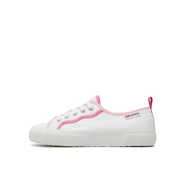 Superga Tenisky s kudrnatými zapínáními 2750 S8138NW bílé