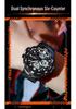 SANDA Men's Multifunction Waterproof Sports Watch