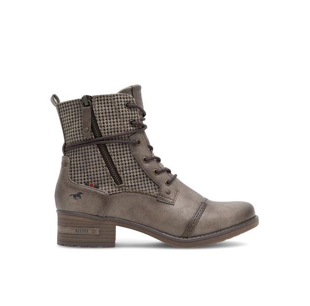 Mustang 1229-510 Grey Ankle Boots
