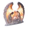 Statua Natività di Natale Figura da Collezione Statua Decorativa Elemento Centrale Sacra Famiglia Segno Acrilico Per Camino Natale