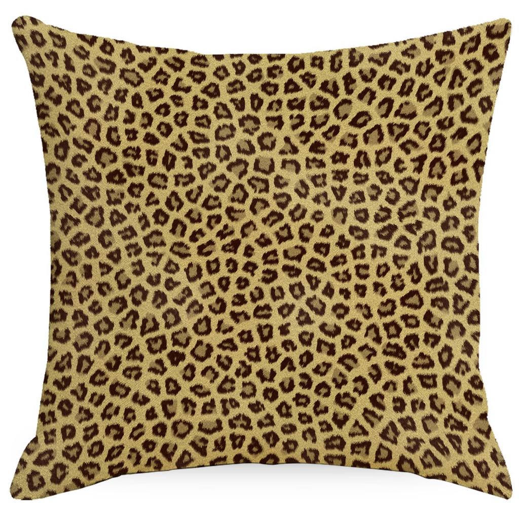 Leopard Spot Pillowcases Home Decoration Cushions Living Room Sofa Bedroom Headrest Nordic Style High-end Square Cushion Cover