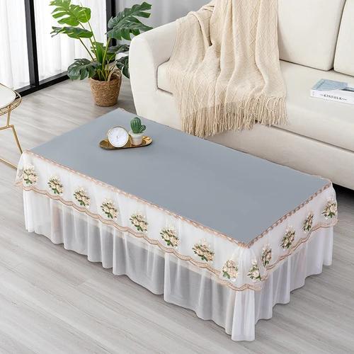 Waterproof Oil Resistant Rectangular Table Cloth Dust Proof Anti Slip Thickened Coffee Table Cover Home Decoration Tablecloth