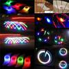 2-6PCS Bike Wheel Spoke LED Lights, 3 Lighting Modes Waterproof Tire Lamp, Safety Warning Easy Install Bicycle Accessories