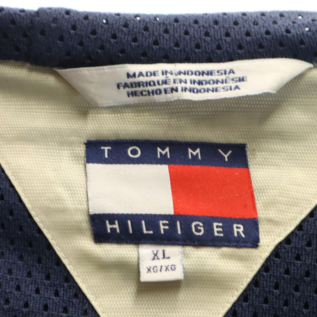 Tommy Hilfiger 90s Old Flag Tag Nylon Jacket XL Navy Mesh Lining Men's Used