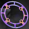 104BCD Bicycle Crankset Protective Cover Impact Resistant Light Weight Fit 32-42T Sprocket for Mountain Biking