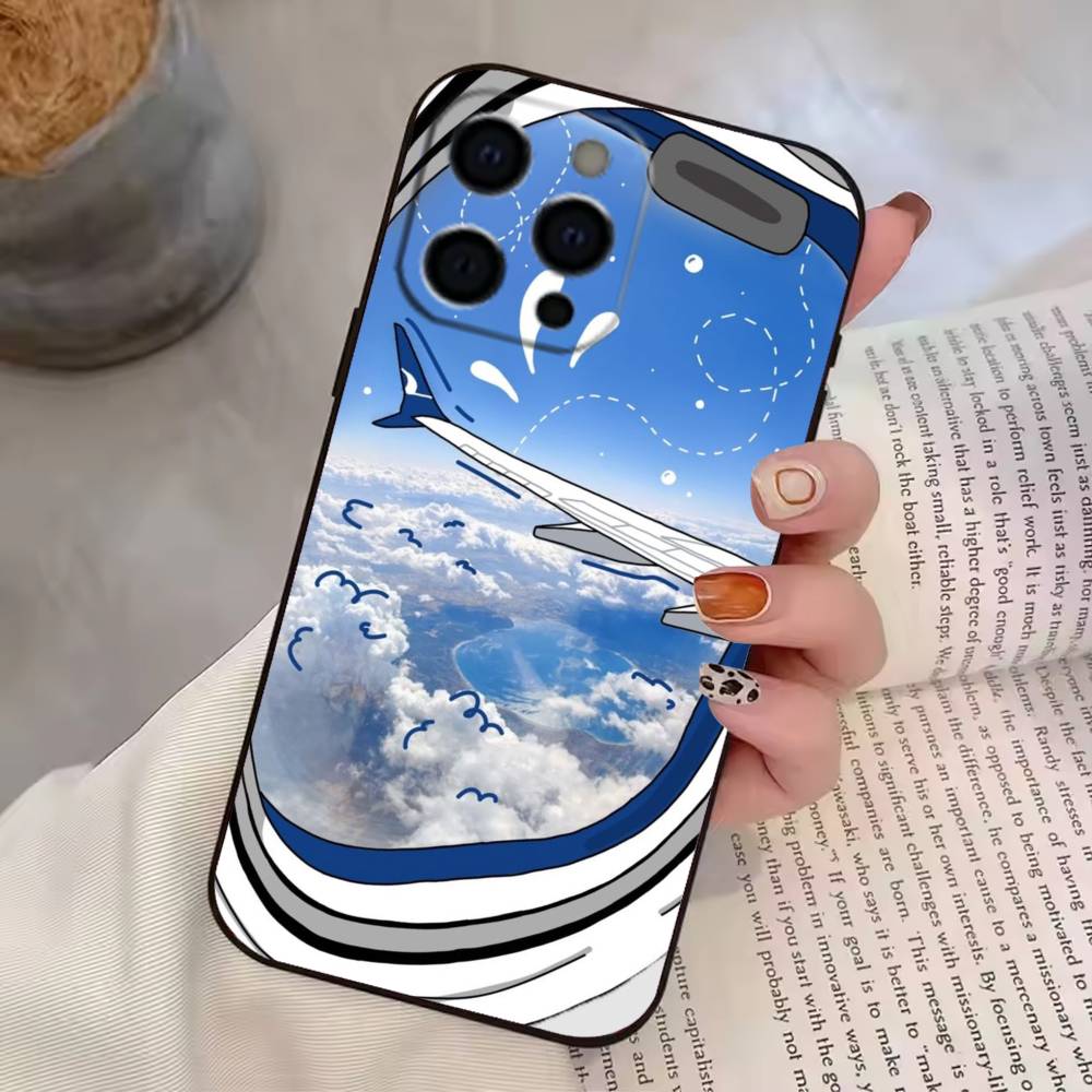 Simple Cloud Letters Pattern  Phone Case Silicone Soft For IPhone 17 16 15 14 13 12 11 X XR Plus Pro Max Plus
