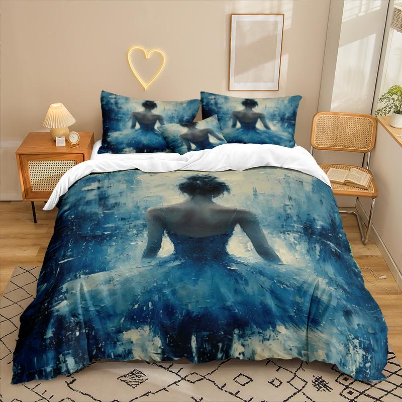 

Анимационный Сериал 3D Цифровая Печать Комплект Постельного Белья из Трех Предметов Простыня Пододеяльник 90 * 200 two-piece set