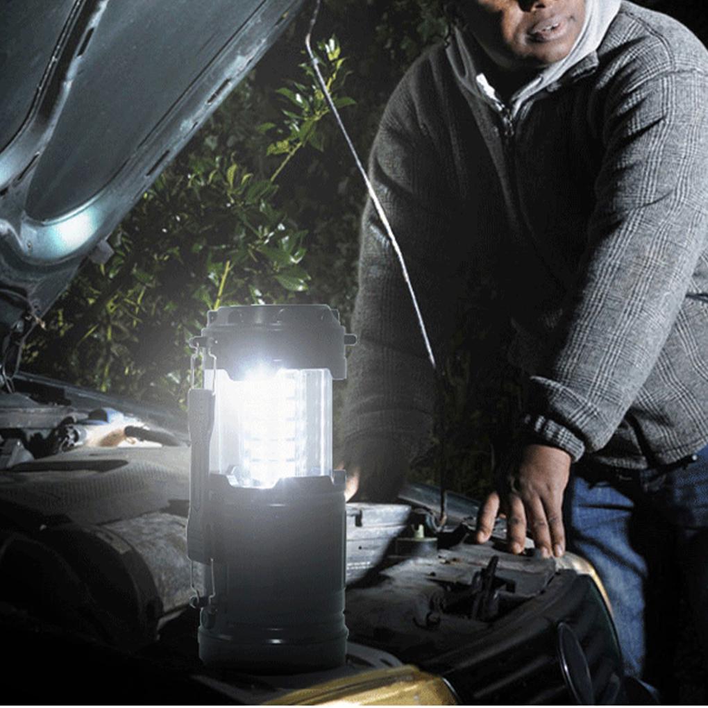 Foldable Waterproof Camping Lantern With LED Light For Outdoor Adventures Waterproof Camping Light