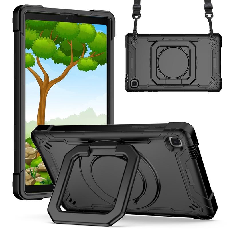 Tablet Cases Case For Samsung T220 T225 8.7 Inch Hand Ring Stand Kids Cover For Samsung Galaxy Tab A7 Lite 8.7 2021 Sm-t220 Sm-t225 Fundas