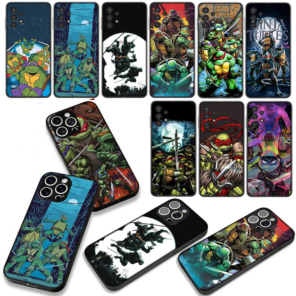 Cover for Samsung Galaxy A36 A17 A26 A07 A35 A54 A53 A13 A33 A34 S8 S9 S20 S21 FE S10 Plus Phone Case Ninja Comics Turtles