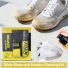Kit di Pulizia per Sneaker con Detergente Schiumogeno, Spazzola e Panno in Microfibra per Scarpe Sportive - Set Completo per la Cura delle Scarpe 150ml