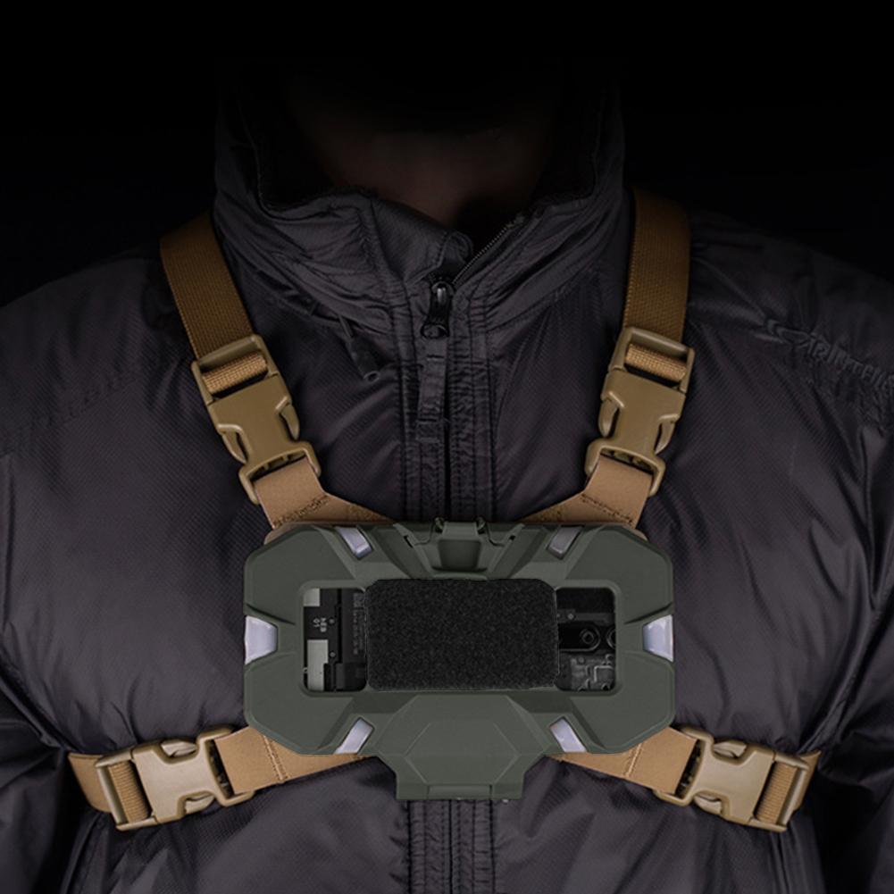 Taktisches MOLLE Faltbares Navigationsbrett CS Militär Airsoft Kartenetui Admin Panel Handyhalter Brusttasche Westenzubehör