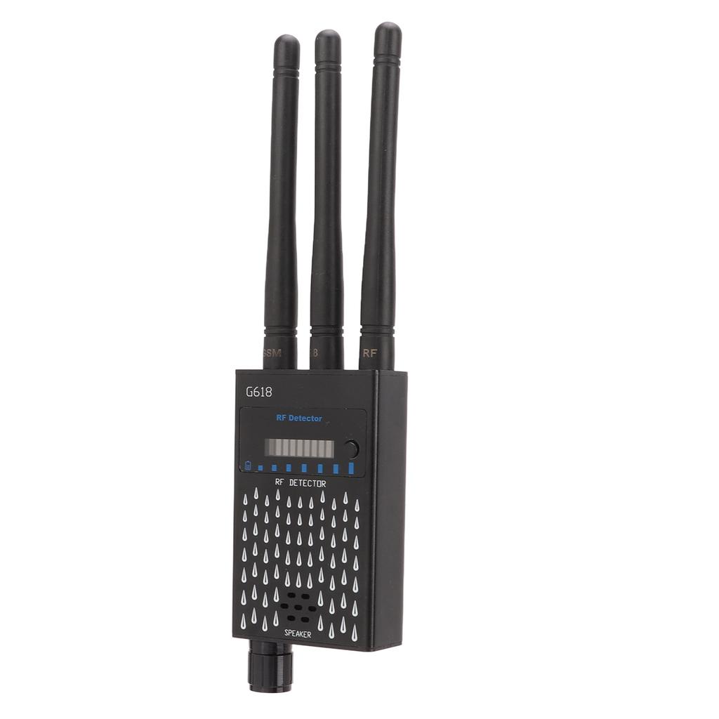 RF Detector Bug WiFi Camera Finder Listening Device GPS Wireless Signal Scanner G618