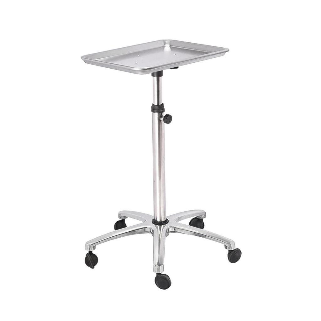 Hair Salon Rolling Cart Tray Stylist Instrument Stand on Wheels for