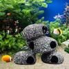 Cave For Fish Tank Shelter Tunnel Decoration Aesthetic Aquarium Cave For Shrimp Reptile Snake Terrarium Saltwater Freshwater