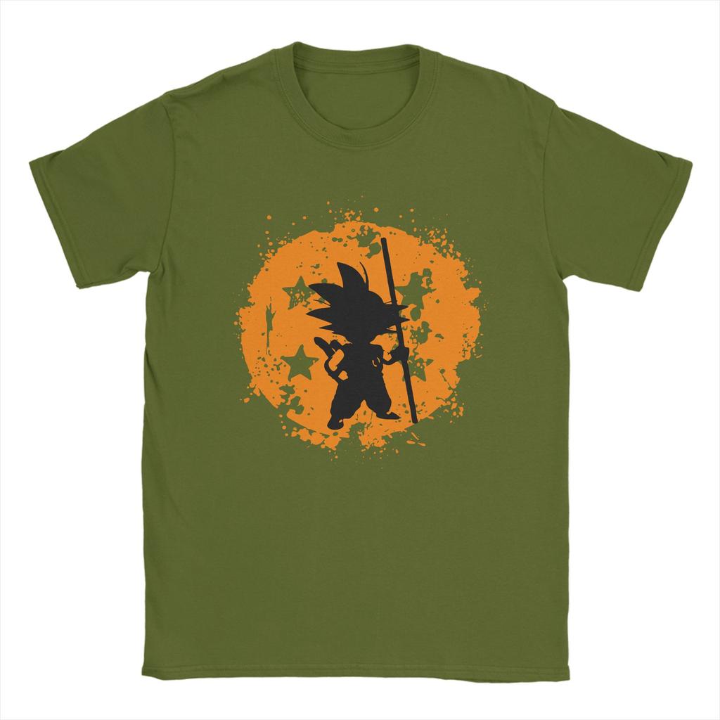 Mens TShirts Bandai Dragon Ball Z Goku Dbz Funny Pure Cotton Tees Short Sleeve  T Shirts O Neck Tops Adult