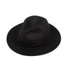 Hat Style Versatile Straw Woven Three Elegant Solid Color Panama Hatscaps
