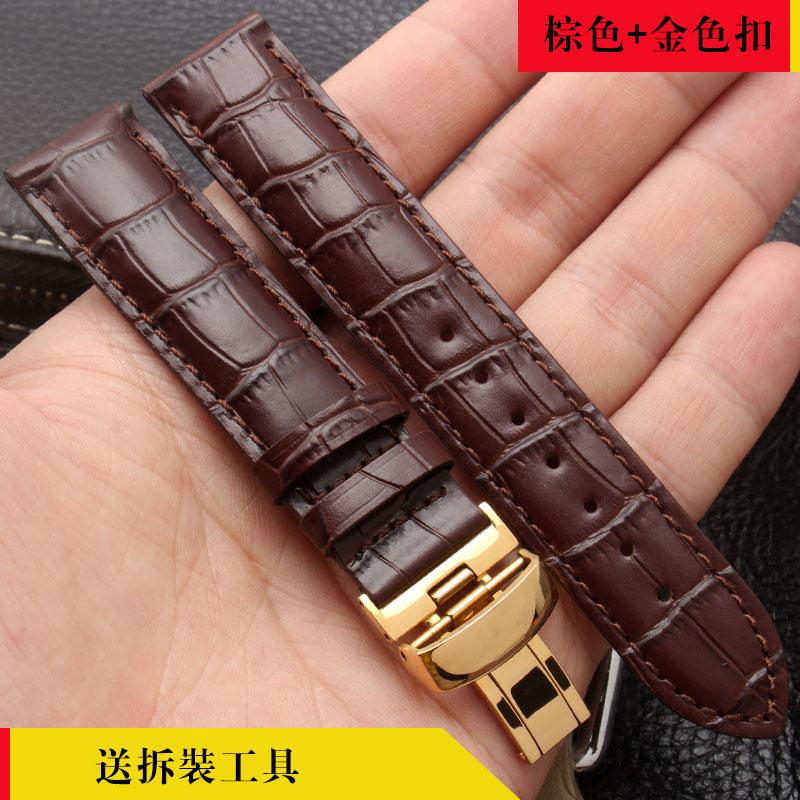 14 16 18 19 20 21 22mm Echtes Leder Uhrenarmbänder Riemen für Tissot Le Locle T41 T006 PRC200 Armband Uhr Armband 1853 Wat