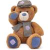 Cute Teddy Bear Stuffed Animal Plush Toys for Kids 14 Inch Adorable Soft Plushies Gift for Boys Girls Girlfriend Valentine's Day Birthday Toddlers Roo