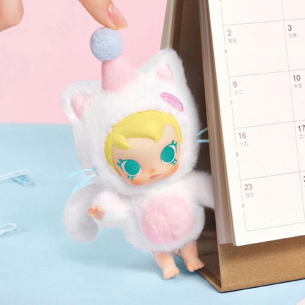POP MART Baby Molly Pocket Friends Series-Vinyl Plush Pendant Blind Box (Single Pack / 6-Piece Set)