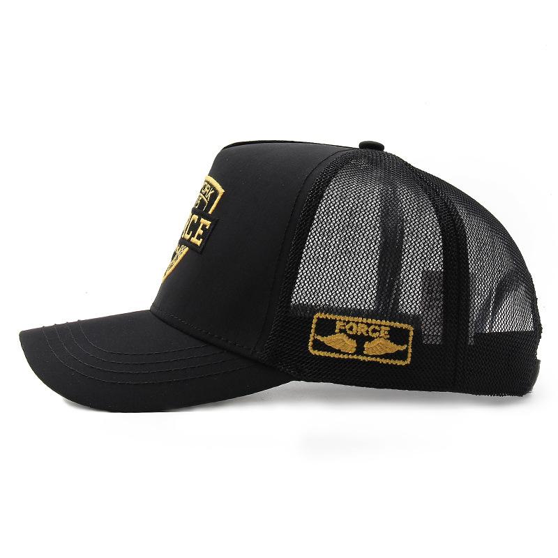Letní pánská síťovaná baseballová čepice Outdoorový sportovní kšiltovka s nápisem pro ženy Unisex prodyšné čepice Hip Hop Trucker klobouky Léto Pánské