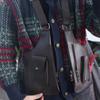 Leather Strap Underarm Strap Wallet Pocket Luxury Double Shoulder Pouch Shoulder Harness Bag  Pack
