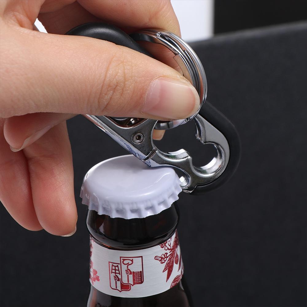 Bag Charms Key Ring Car Keychain Car Key Holder Double Ring  Keychain Bottle Opener Key Chain
