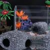 Eco-friendly Cichlid Stone Cave Ceramic Fish Rock House Fish Eluding House  Shrimp Shelter