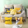 Summer Lemon Pillowcase Pineapple Leaf Peach Skin Velvet Home Living Room Bedroom Pillowcase