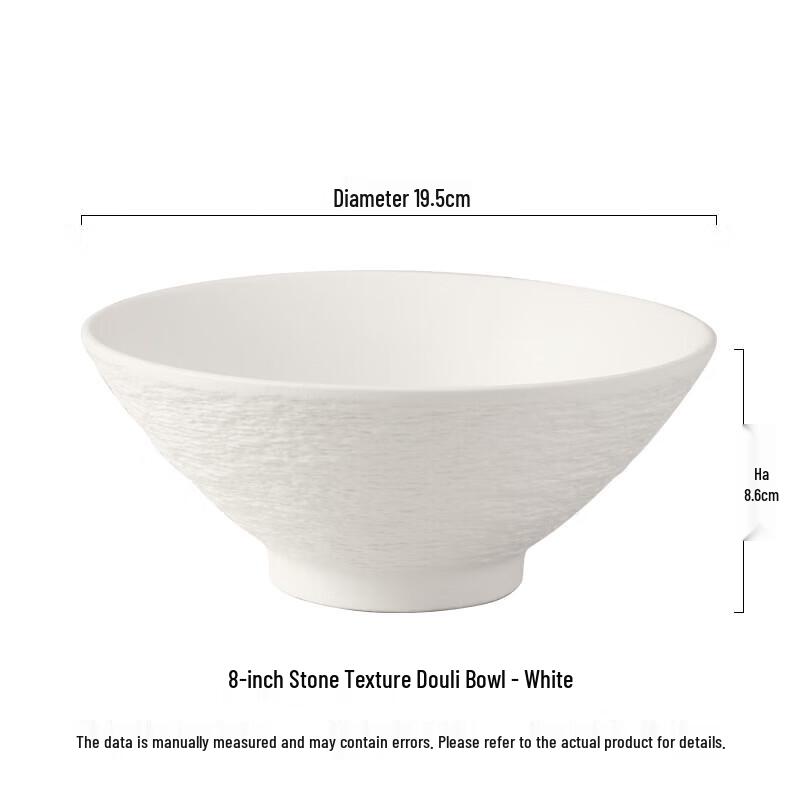 Elegant Japanese Ceramic Douli Ramen Bowl