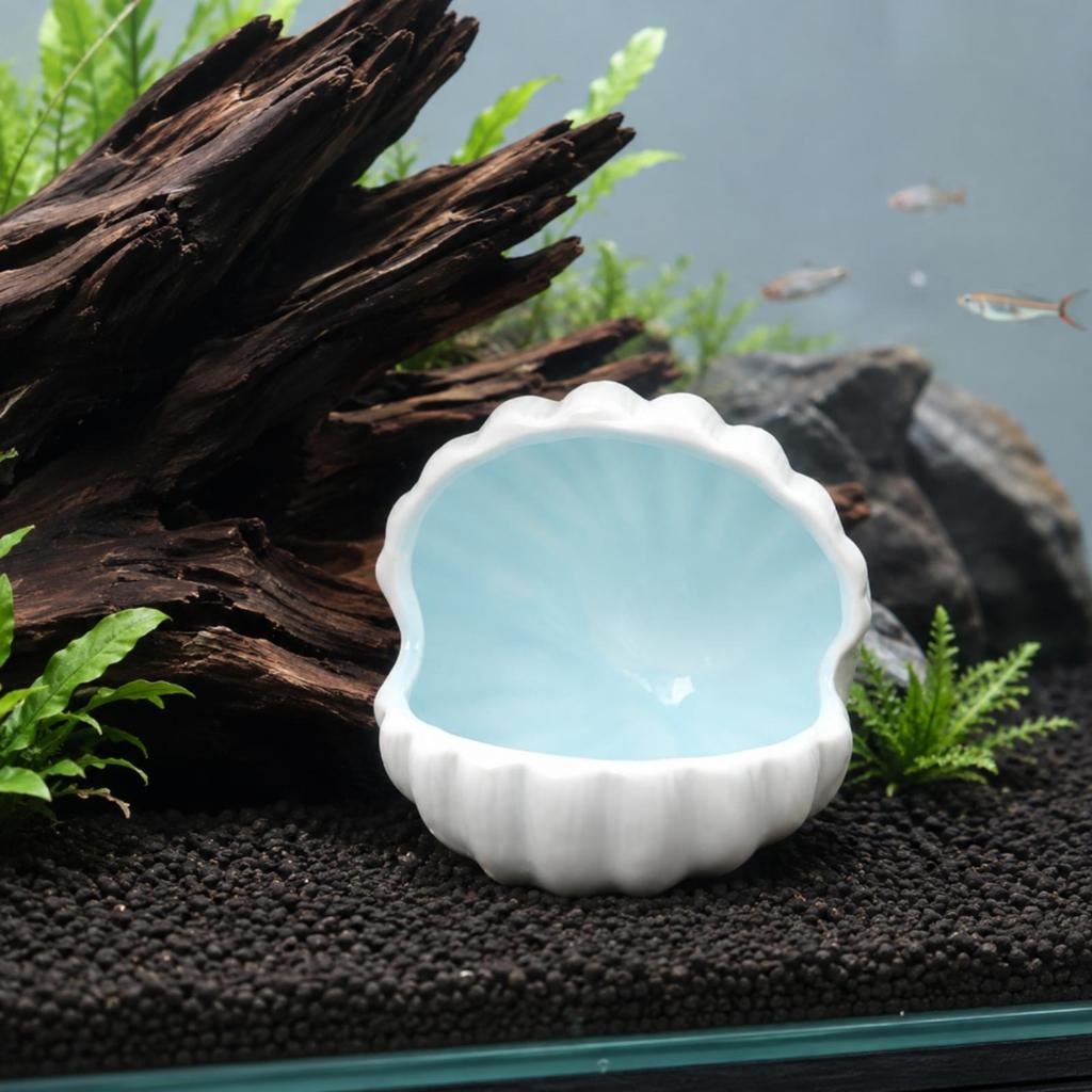 Easy to Clean Ceramic Aquarium Hideout Decorative with Glazed