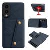 For Samsung Galaxy S25 Edge Case with Card Slots Kickstand Leather+TPU Phone Cover