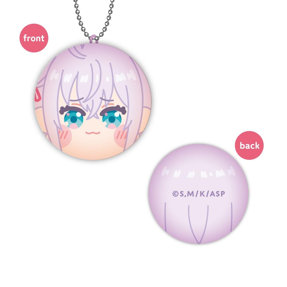 Xebec - My Neighbor Arya, Who Sometimes Whispers in Russian, Name Pittanko Marukore! 1 Box, Approx. W55mm, Made of Polyester and Metal