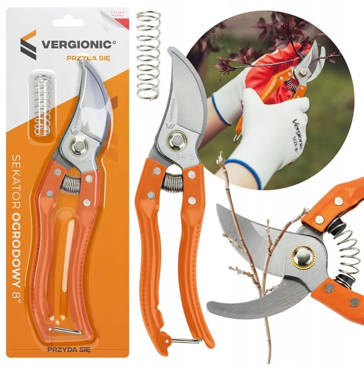 Hand garden pruner 8 for flowers and shrubs, practical