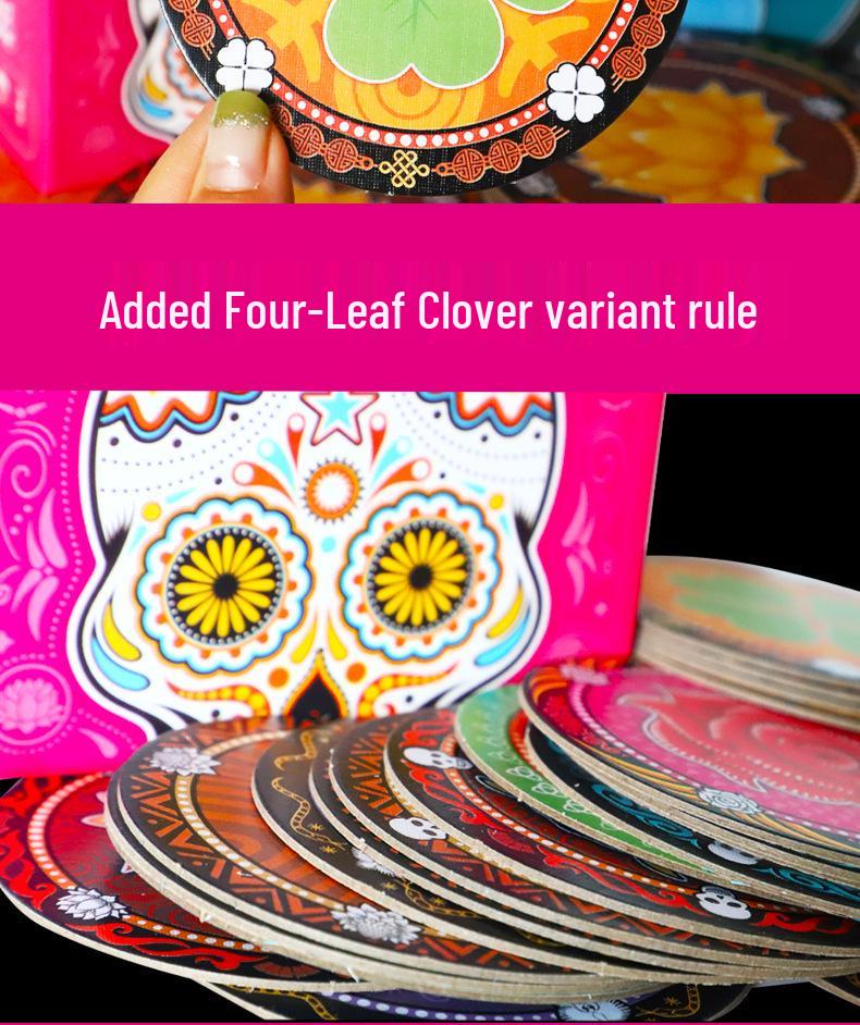 Rose und Schädel: Yarn Bluff Strategie-Brettspiel für Erwachsene