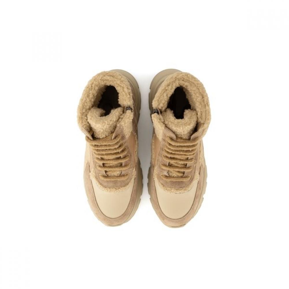 Soda Women S caSual Fur High Top SneakerS Da32  5cm 