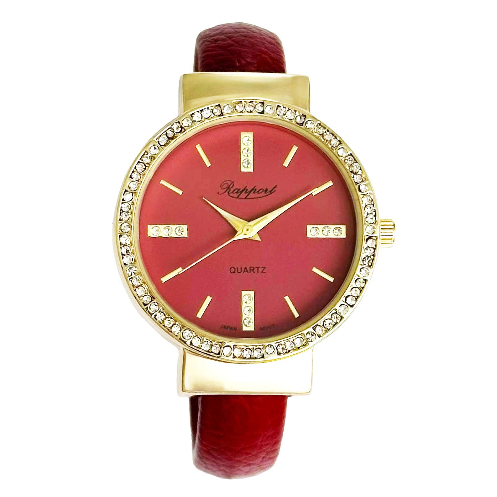 

[Takeuchi Shoji] Наручные часы Rapole Leather Bangle Watch 158007 женские красные