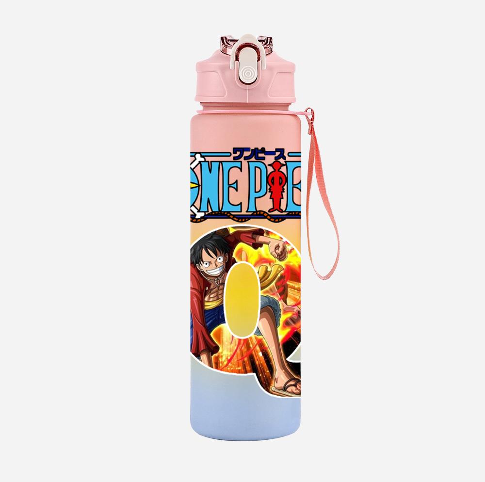 Anime A-Z English Letter Printed Character Colorful Water Cup Demon Hunters Large Capacity Outdoor Drinking Bottle Boy Girl Gift