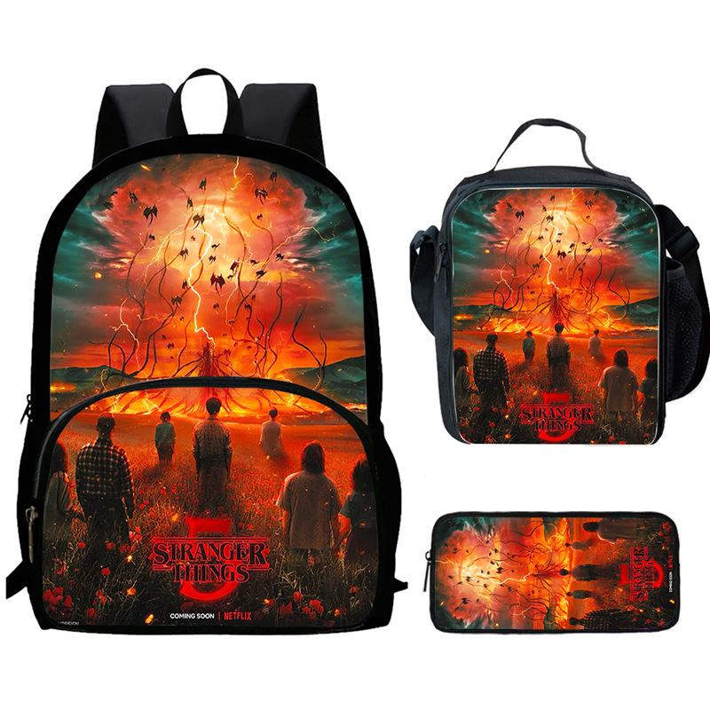 Monster Story Schoolbag High Definition Multi-Function Oxford Lightweight Backpack