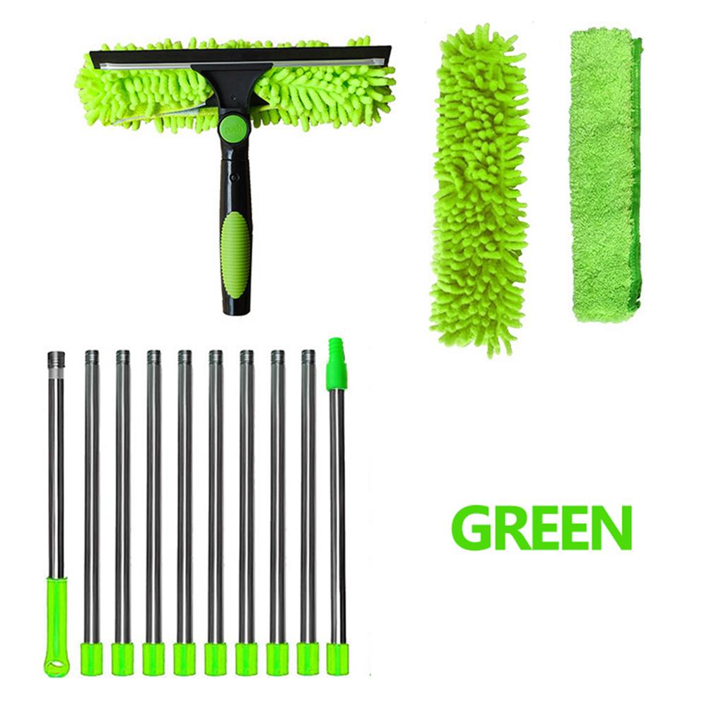 100CM-420CM ausziehbarer Spleißstab Bodenabzieher Haushaltsfensterreiniger Wischer Glasabzieher Fensterwischer Heimreinigungswerkzeuge